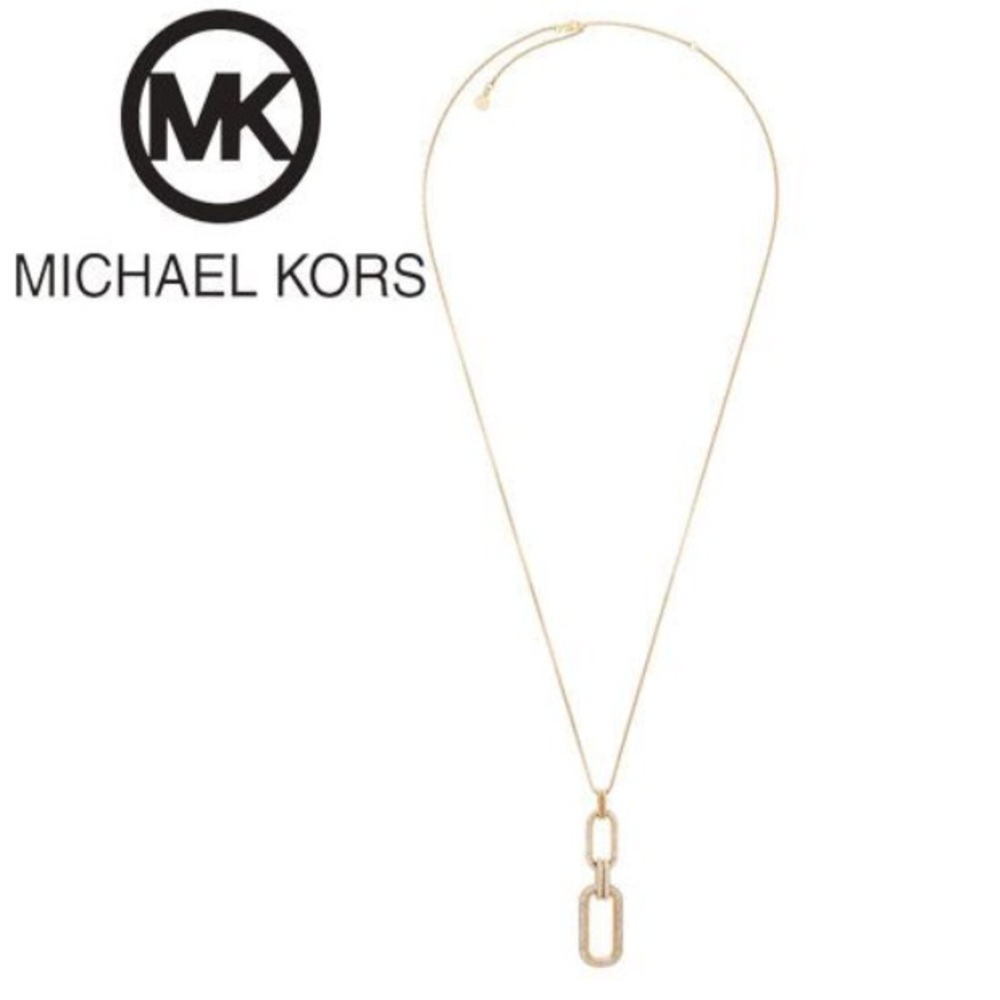 SOLD ‼️Authentic MK gold tone iconic link necklace - Picture 2 of 8
